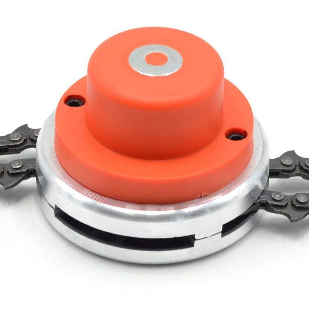Accesorios de cadena de Metal de 34cm, cadena multiusos para cortadoras de césped, práctico cabezal de corte, cortacésped