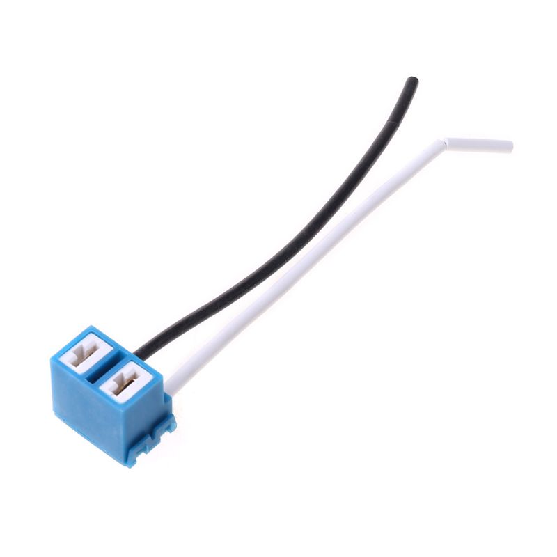 Connecteur H7 femelle douilles en céramique, connecteurs d'ampoule de voiture automobile, adaptateur de lampe avec fil 8cm 2 pièces