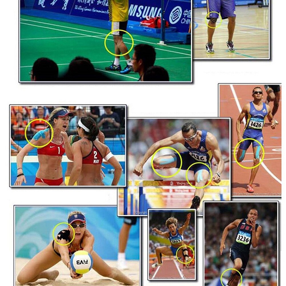 1 Roll Sport Tape breathable Athletic Trainer Care Tape Sport Binding Strapping Joints Support