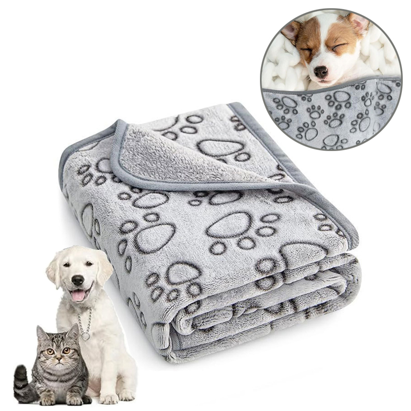 Couverture douce et moelleuse pour chien et chat, couverture apaisante pour animaux de compagnie, confortable et chaude, petite couette lavable, motif de dessin animé, tapis de couchage pour chiot et chat