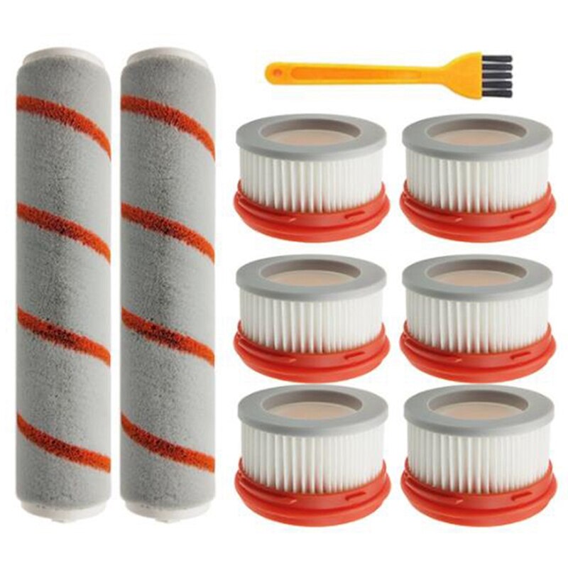 Accessoires pour aspirateur à main sans fil Xiaomi Dreame V9 V9P V10, Kit de pièces détachées avec filtre Hepa, rouleau et brosse, !: Default Title