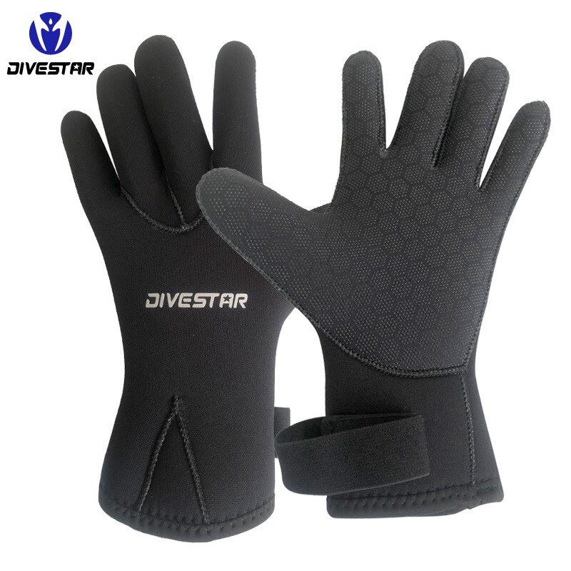 5mm Neoprene Scuba Diving Gloves - Anti-Scratch, Warm Silicone for Spearfishing & Snorkeling: S