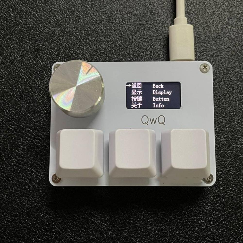 Pour SayoDevice OSU O3C déclencheur rapide Mini clavier écran personnalisé 3 4 touches Konb copier coller programmation Macro clavier de jeu