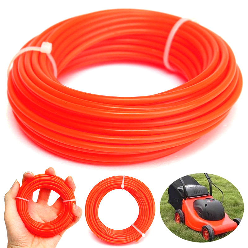 5m*4mm kraftige trimmer strimmer buskrydder nylon snor line wire snor reb til græs strimmer tyk 4.0mm udskiftning