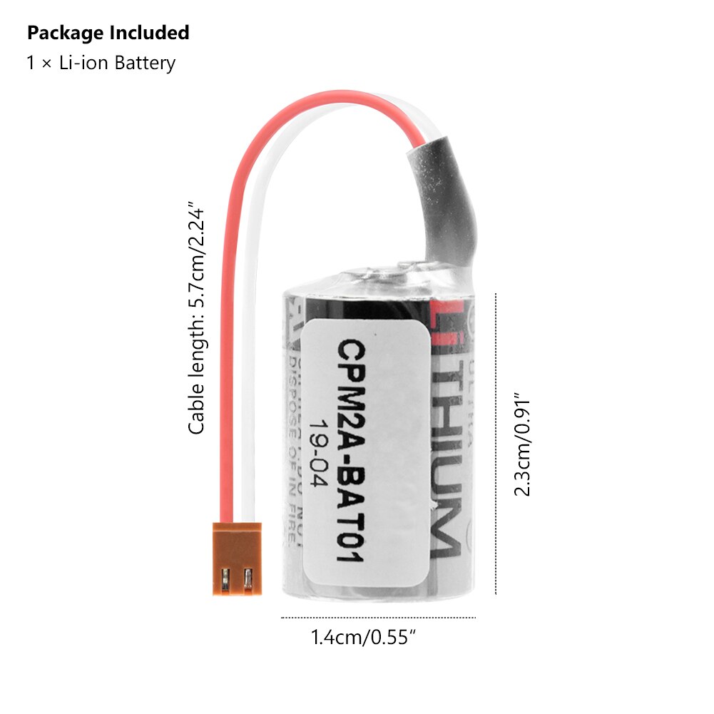 Batterie de secours pour PLC industriel, 1000mAh, 3.6V, CPM2A-BAT01