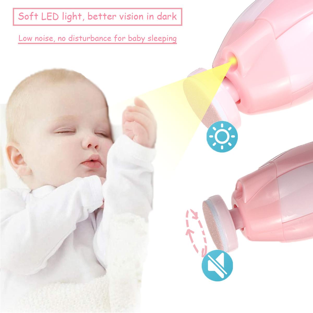 Baby Nagel Trimmer Multifunktionale Elektrische Baby Nagel Datei Schermaschinen Zehen Fingernagel Cutter Trimmer Manikübetreffend Werkzeug einstellen Baby Pflege