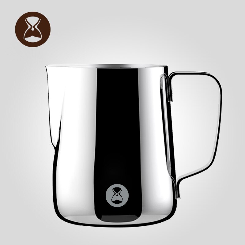 TIMEMORE barista pitcher classic pitcher latte art milk pitcher milk jug stainless steel 12oz/350ml, 20oz/600ml frothing pitch