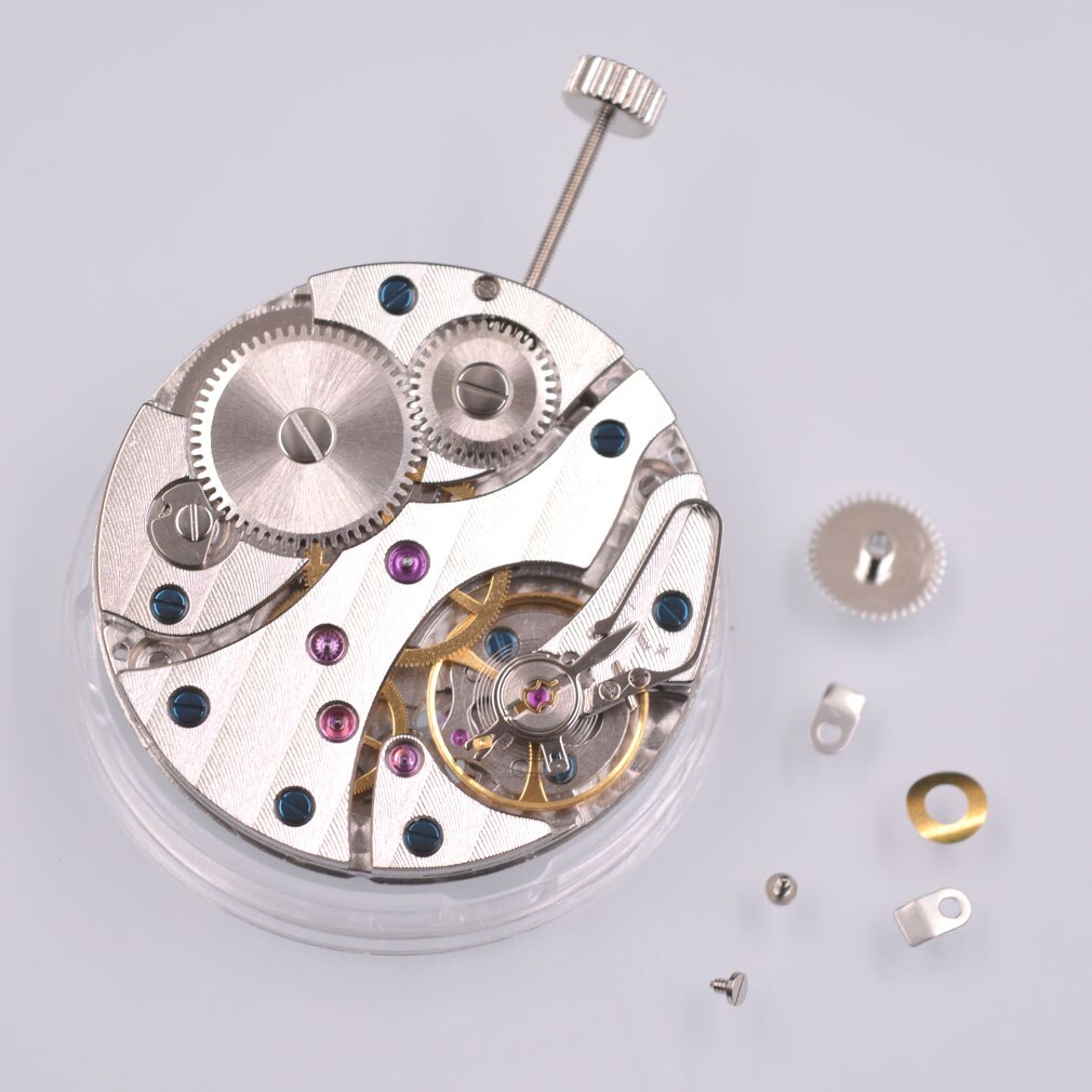 classic vintage watch movement 17 Jewels hand winding 6497 mens watch Swan Neck movement