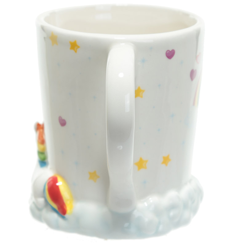 Taza de unicornio con nubes de arcoíris Cute Quirky I Dont Believe In Humans taza de café taza de caballo mágica tazas de leche y té y tazas