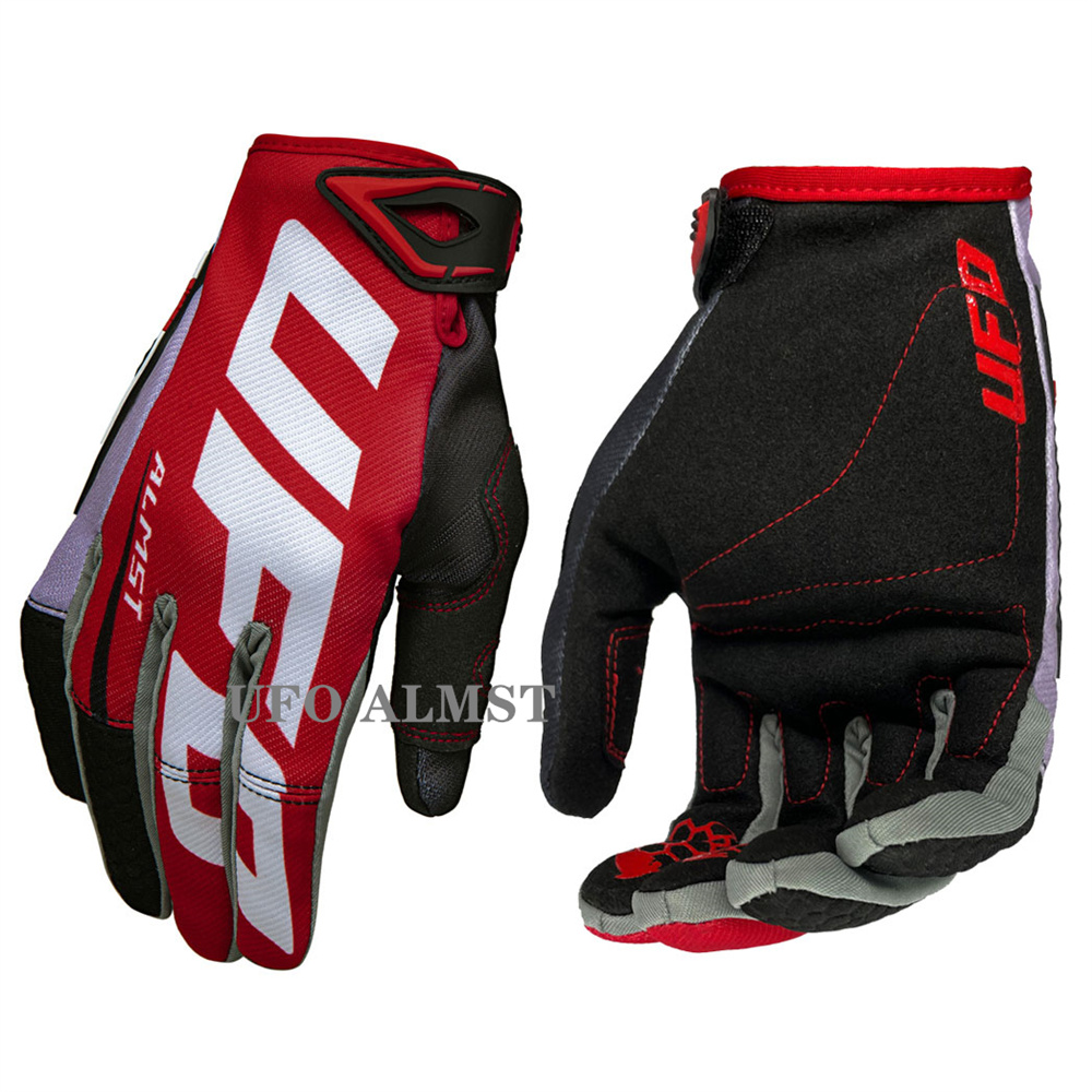 UFO Almst Off-road Motorcycle Gloves Mens Women Mountain Bike Gloves BMX ATV UTV Guantes Soft Breathable Motocross Racing Gloves: army green / L