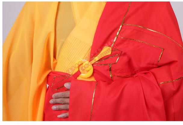 Unisex buddhalainen munkki kaapu zen meditaatio munkki kylpytakit shaolin temppeli munkki vaatteet kung fu univormut puvut munkki puku