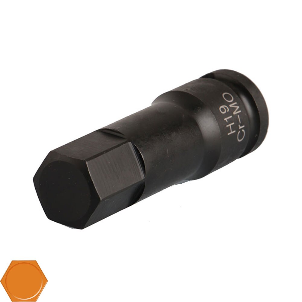 1/2 Square Drive 12Pcs H6-H19 Black Socket Set of Tools For Socket Wrench Pneumatic Wrench Spanner