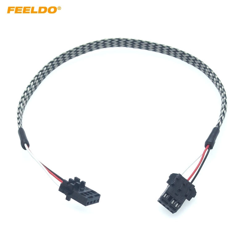 Feeldo 1pc auto skjult pære stikkontakt adapter stik kabel til  d1s d1r d3r d3s pære og ballast ledningsnettet styling tilbehør