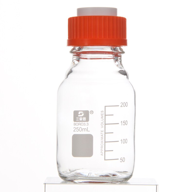Sanais Liquid Phase Mobile Phase Bottle Storage Bottle Liquid Chromatography Solvent Bottle 100-1000ml Blue Cap