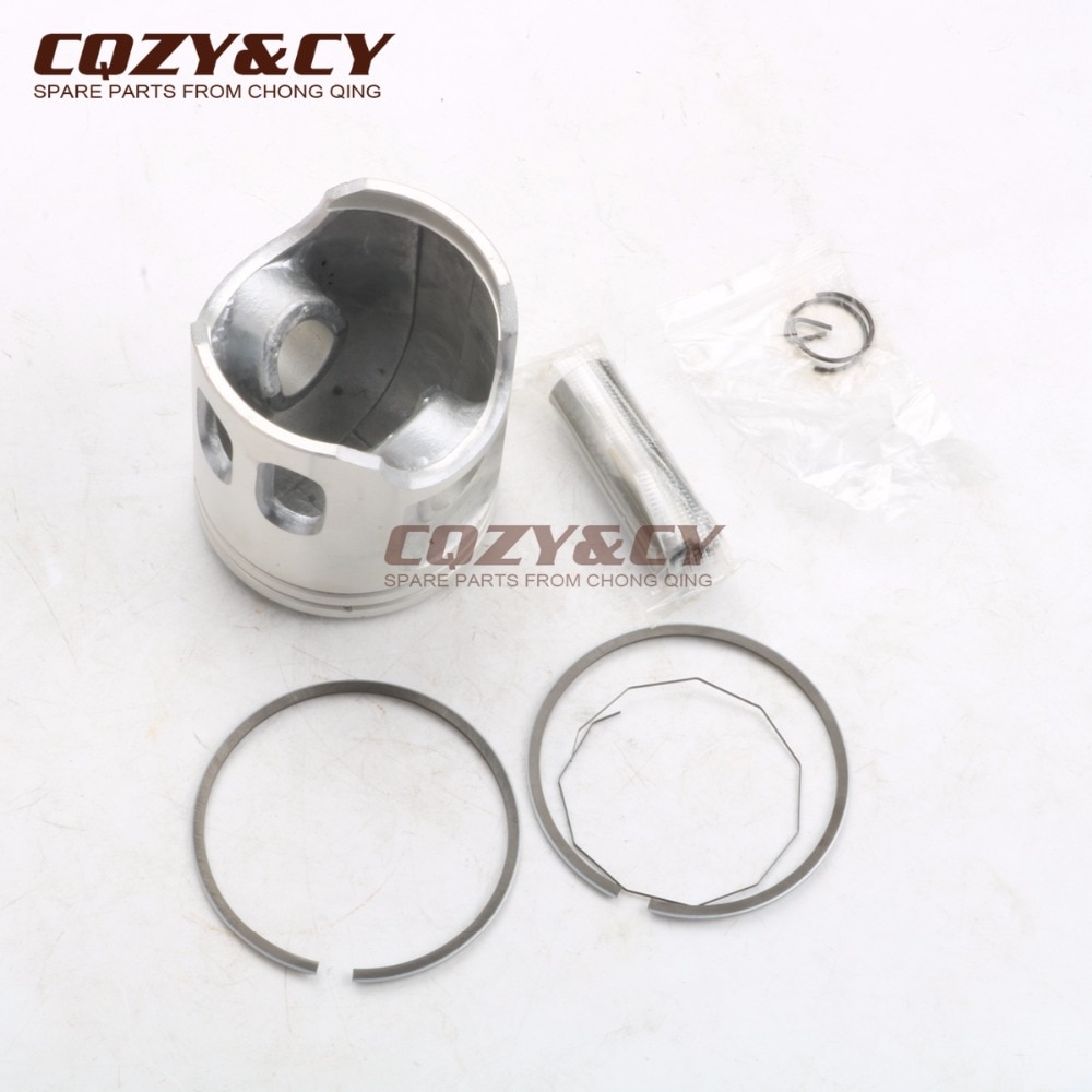 117cc 56 millimetri kit Pistone Pistone & squillare per YAMAHA BWS 100 Gran asse100 AEROX100 AC NEOs 100 YQ100 YW100E YN100 2T Pistone pimi 14 millimetri