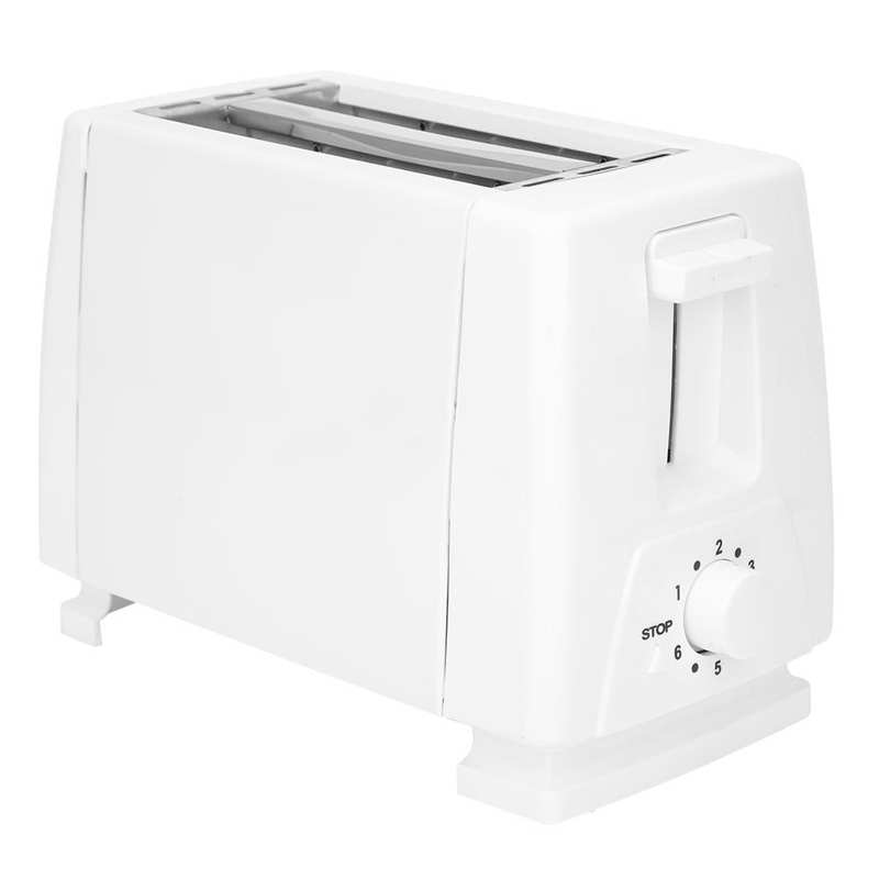 750W Electric Toaster 6 Gears Temperature 2 Slice Bread Baking Maker Machine Wide Grooves Bread