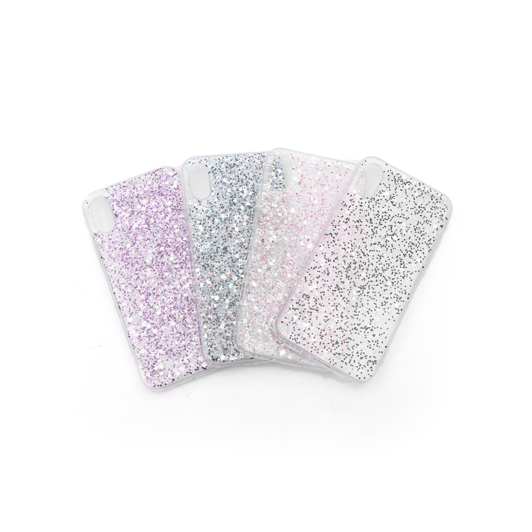 Apple iPhone X Silvery Shiny Silicone Case