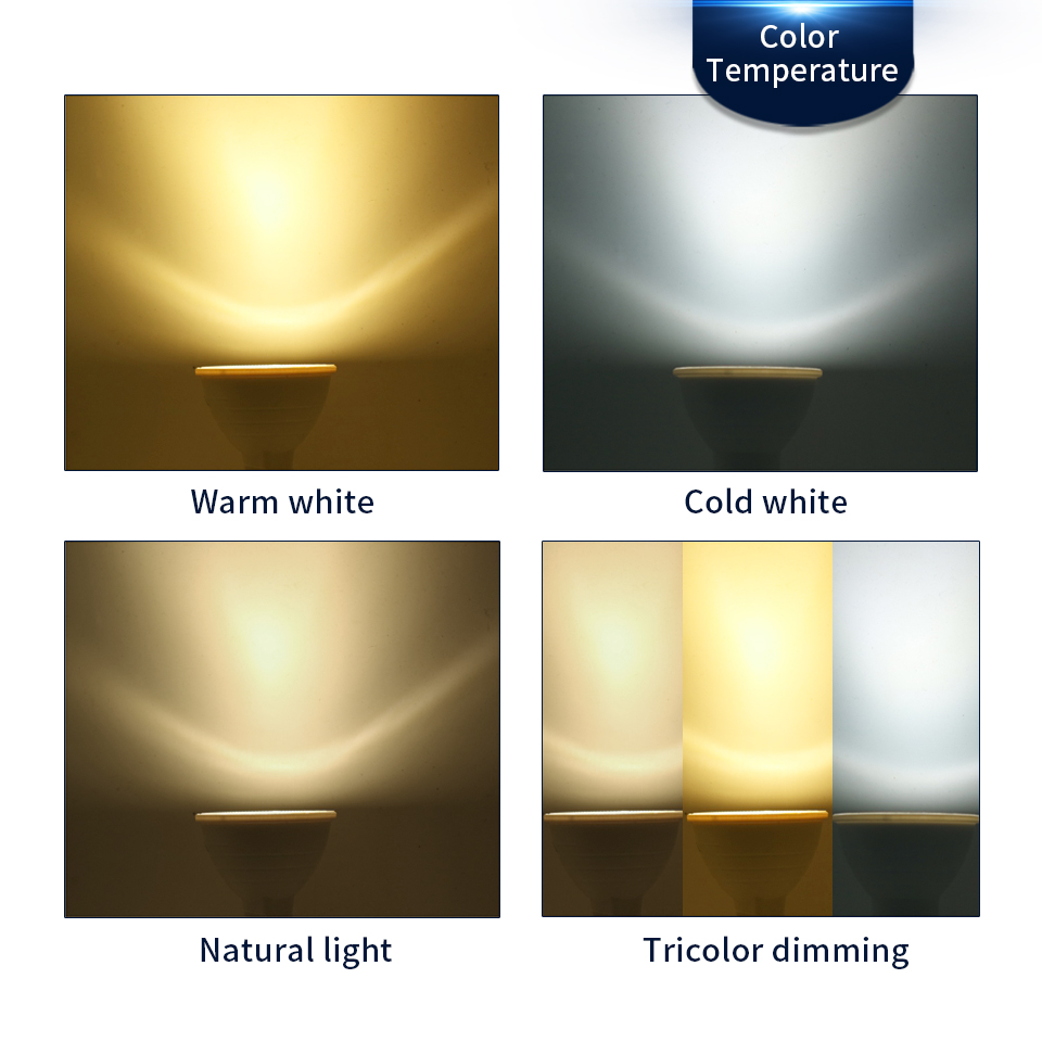 50 PZ GU10 Lampadina A Led 220 V Faretto Lampadina Bombillas Lampada A LED Decorazione Lampada Luce a risparmio energetico Lampara Per Home Office