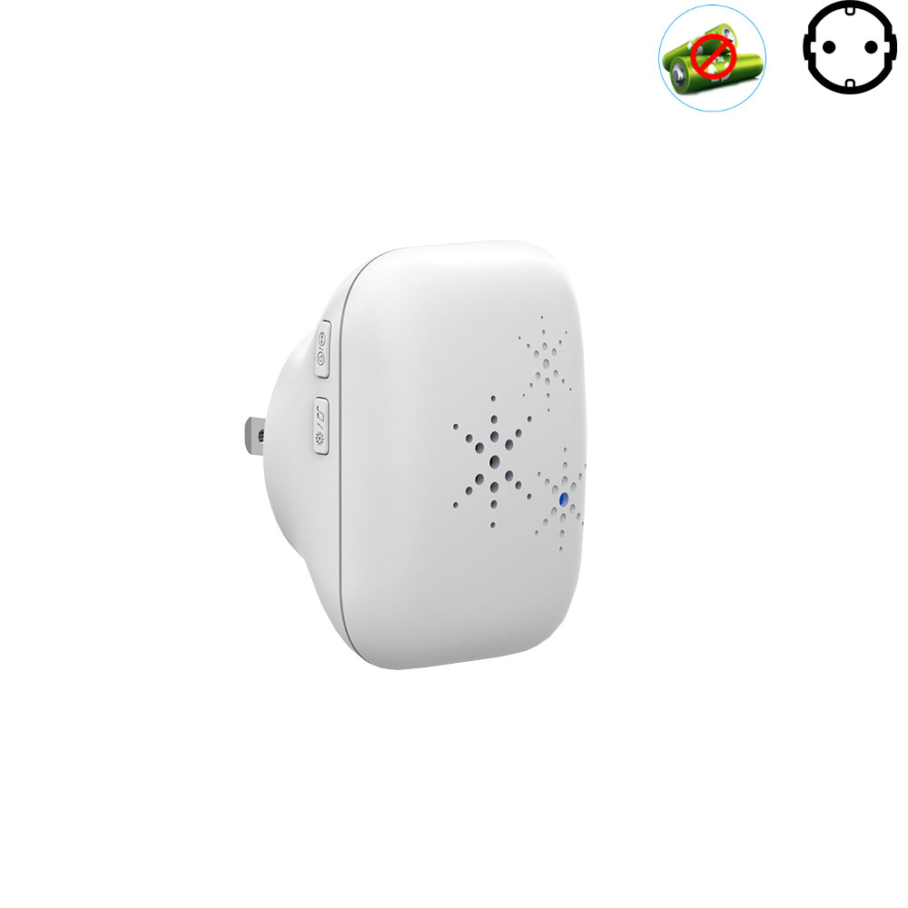 Wireless Doorbell Sets Self-Powered No Battery Required Transmitter Receiver 220V EU FR Smart Doorbell Outdoor Home Long Range: DB2