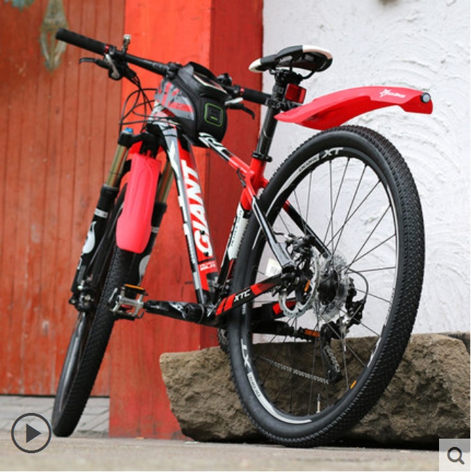 X-front märke mtb stänkskydd cykel fram bak snabbkoppling cykel stänkskärm cykel stänkskärm vingstativ rack stänkskydd med varningsbakljus