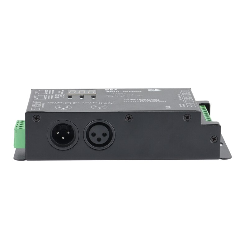 DSA DMX To SPI Decoder DMX512-SPI Decoder And RF SPI Controller, 3 Digital Display RF RGB Remote Control