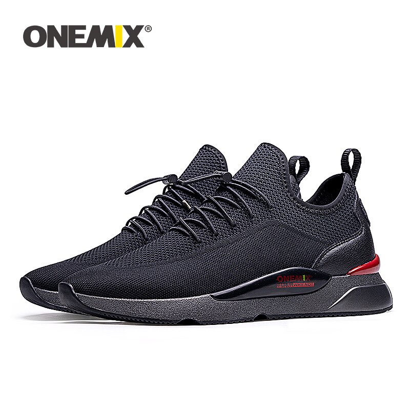ONEMIX Men Tennis Shoes Slip On Breathable Classics Style Jogging Shoes Gym Fitness Trainer Tenis Man Sneakers Sport Shoes
