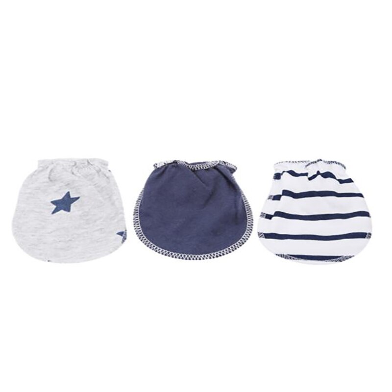Babyvanter handsker super bløde handsker nyfødt dreng pige sikkerhedsridse vanter størrelse 0-6 måneder baby tilbehør 3 stk/sæt
