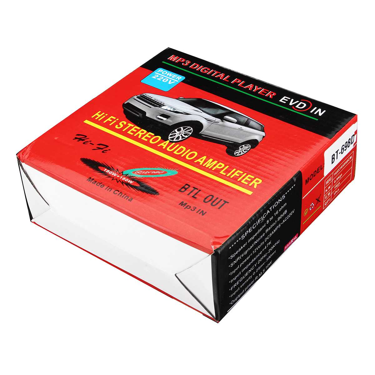 HIFI Auto bluetooth Digital Verstärker Audio- Energie Stereo Verstärker Hause USB SD FM Radio Subwoofer Spieler Mit Fernbedienung