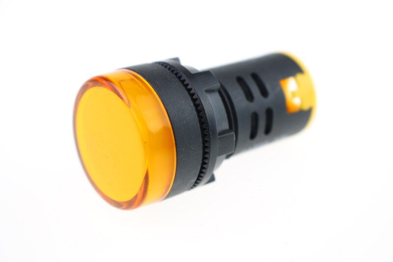 Voyant lumineux LED rouge/vert/Huang/bleu/blanc, AD16-22DS/220V: YELLOW