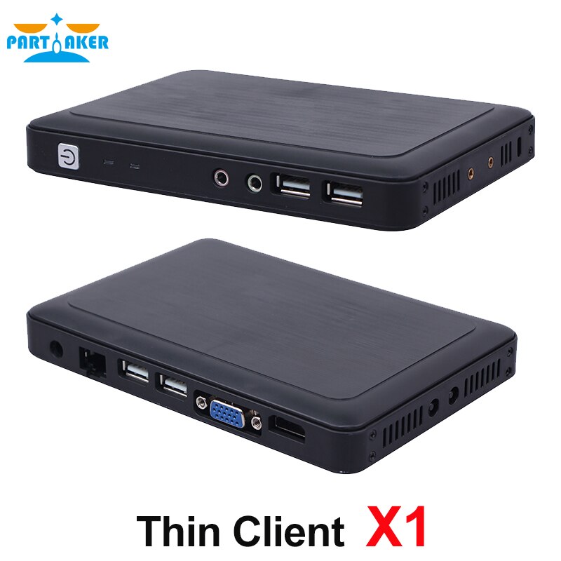 X1 Thin Client Werkstation Cloud Terminal met Alle winnaar A20 Dual-core 1.2 Ghz CPU Linux Windows ondersteuning