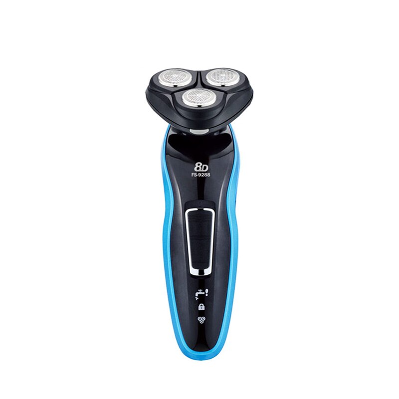 Rechargeable Electric Shaver Wet-Dry Dual Use for Men Beard Trimmer Floating Blade Washable Electric Razor Shaving Machine F35: only shaver