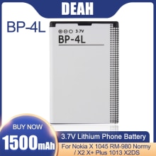 1500mAh BP-4L BP4L BP 4L Replacement Phone Battery For Nokia E61i E63 E90 E95 E71 6650 6760 N97 N810 E72 E52 Lihtium Battery