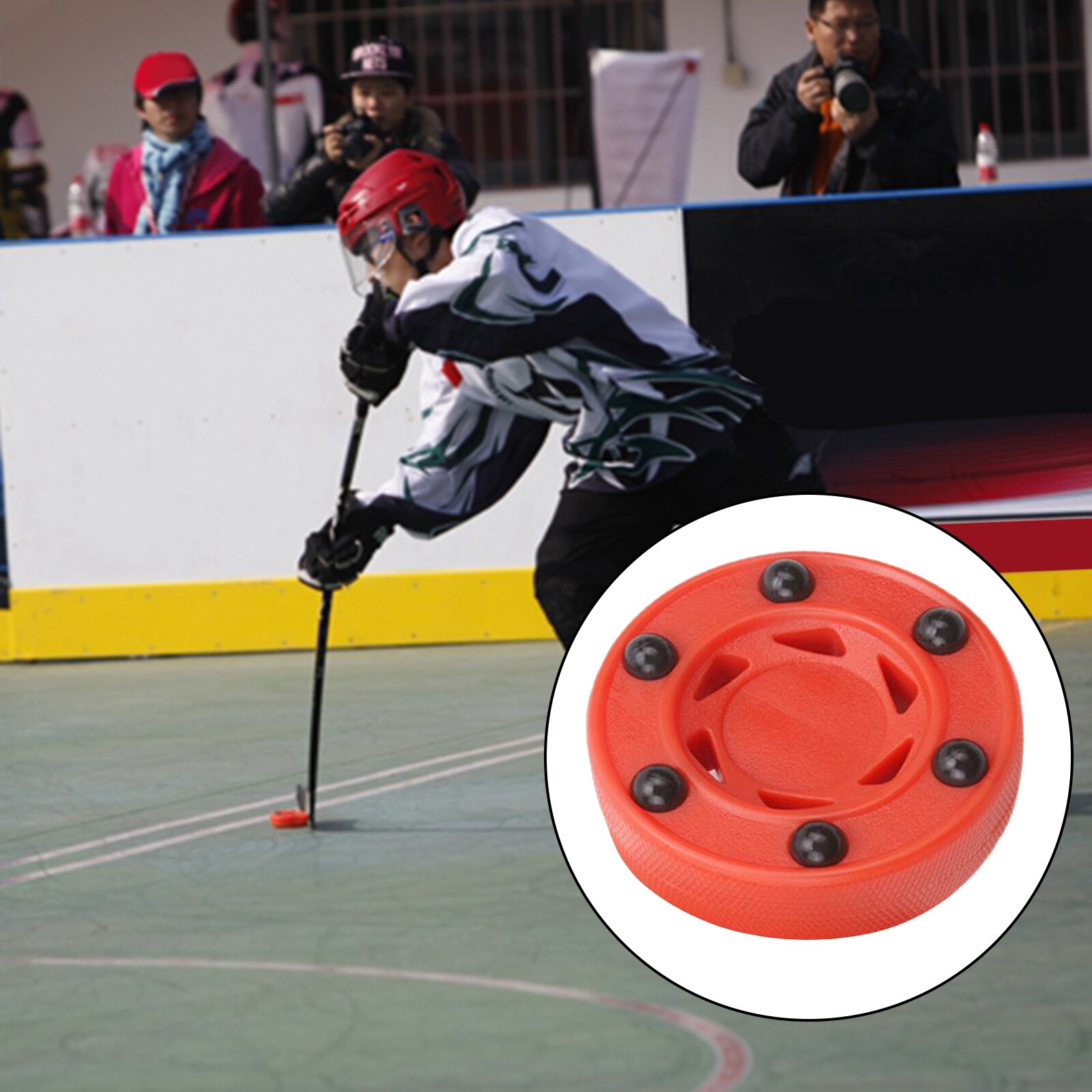 3inch Ice Hockey Pucks Practice Hockey Pucks Roller Hockey Balls Pucks Outdoor Sports Gear for Kids Adults Beginners