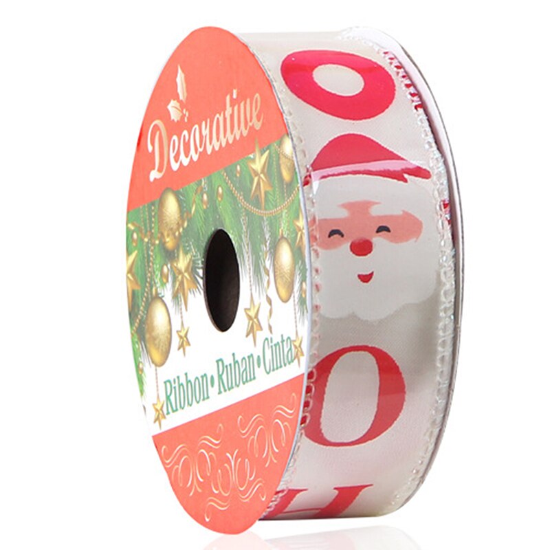 Verpakkingslint kerstboom strik boeket verpakkingslint bedrukking doek kerstversiering lint