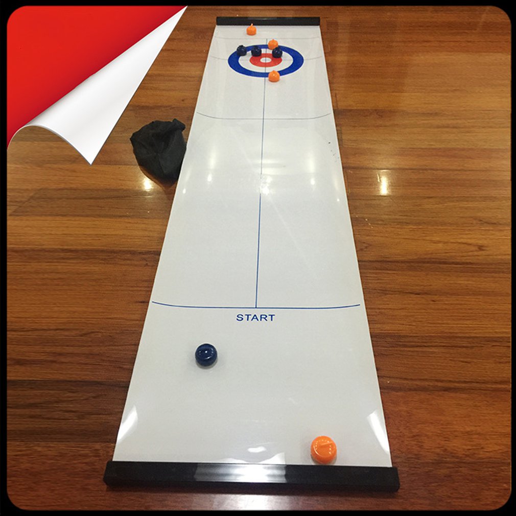 Mini Curling Table Curling Ball Latest Magnetic Splicing Unique Excellent Ball Sliding Performance 1 Pcs