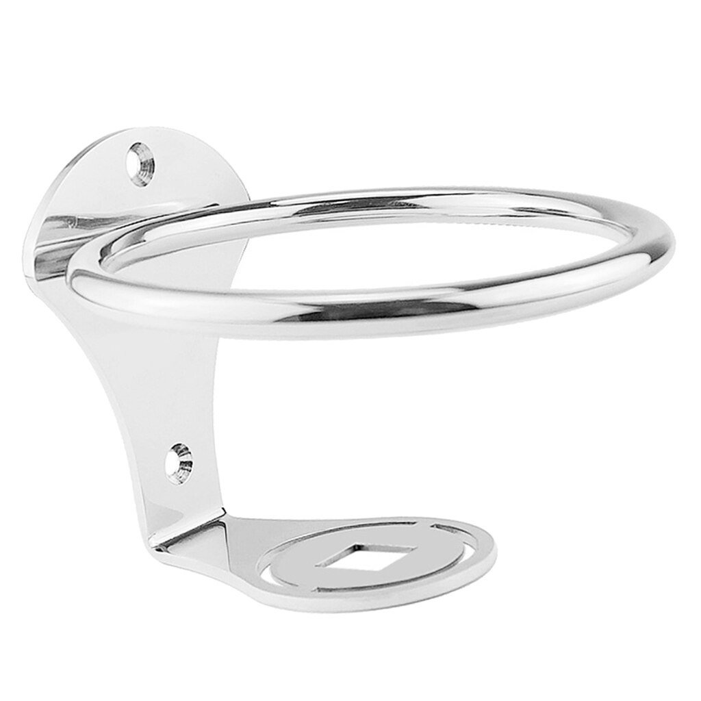 SILVER DRINK HOLDERS MARINE BOAT CARAVAN CAR CUP GLASS HOLDER MOUNT