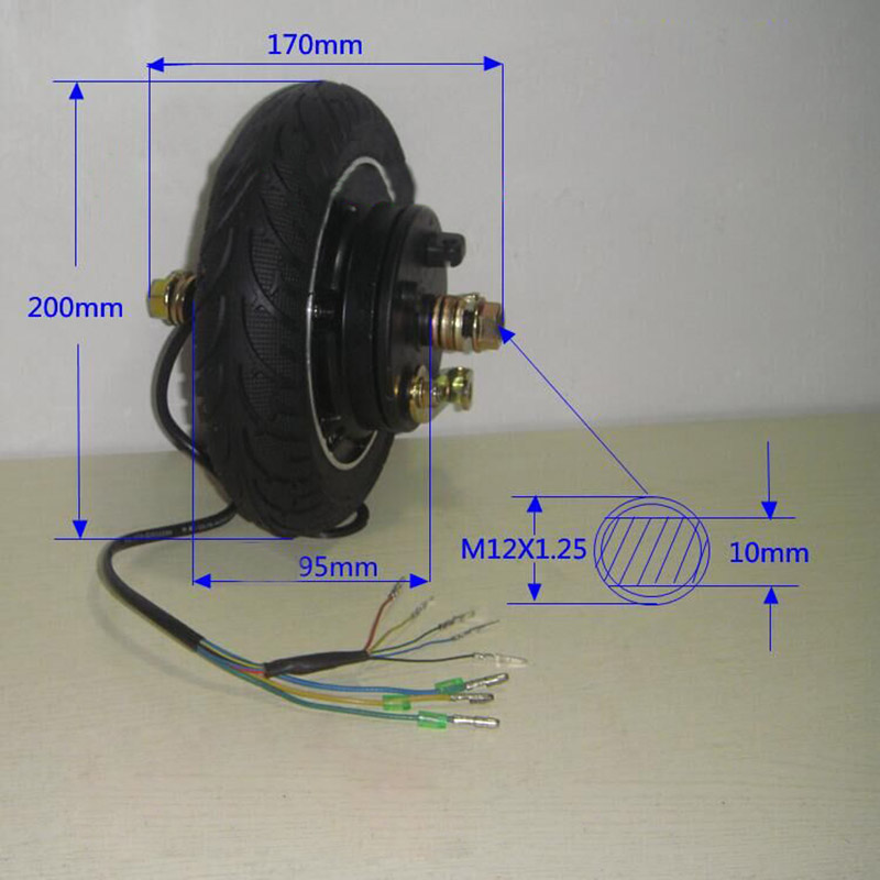 36V 48V 350W Hub Motor- Elektrische E-Rolle Wandlung Bausatz Bürstenlosen Zahnlos E Fahrrad Motor- Rad Rolle Motor- Bausatz