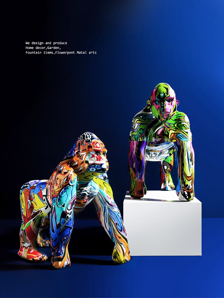 De Gorilla Auto Decoratie Auto Ornamenten Interieur Dashboard Decoratie Creatieve Home Decoratie Scènes Ornemant