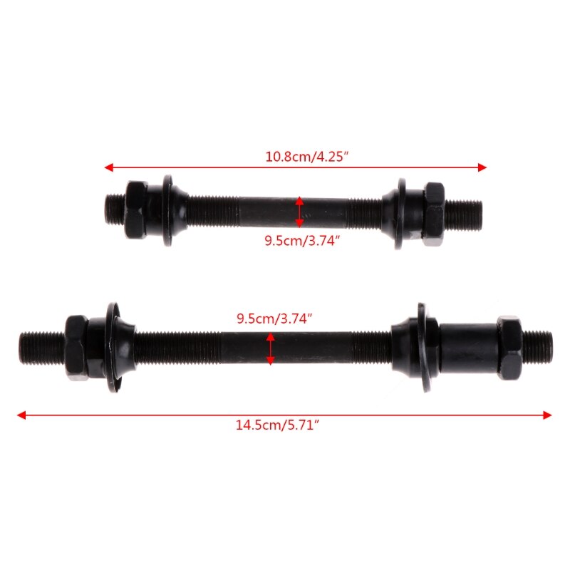 Mountain Bike Bicycle Quick Release Front Back Axles Hollow Hub Shaft Lever RXBC