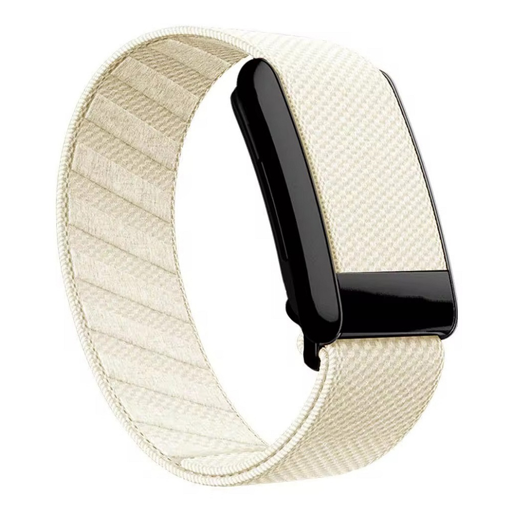 Fitness tracking strop udskiftning nylon sport fitness tracking strop rem til whoop health fitness aktivitetstracker remme: Sort
