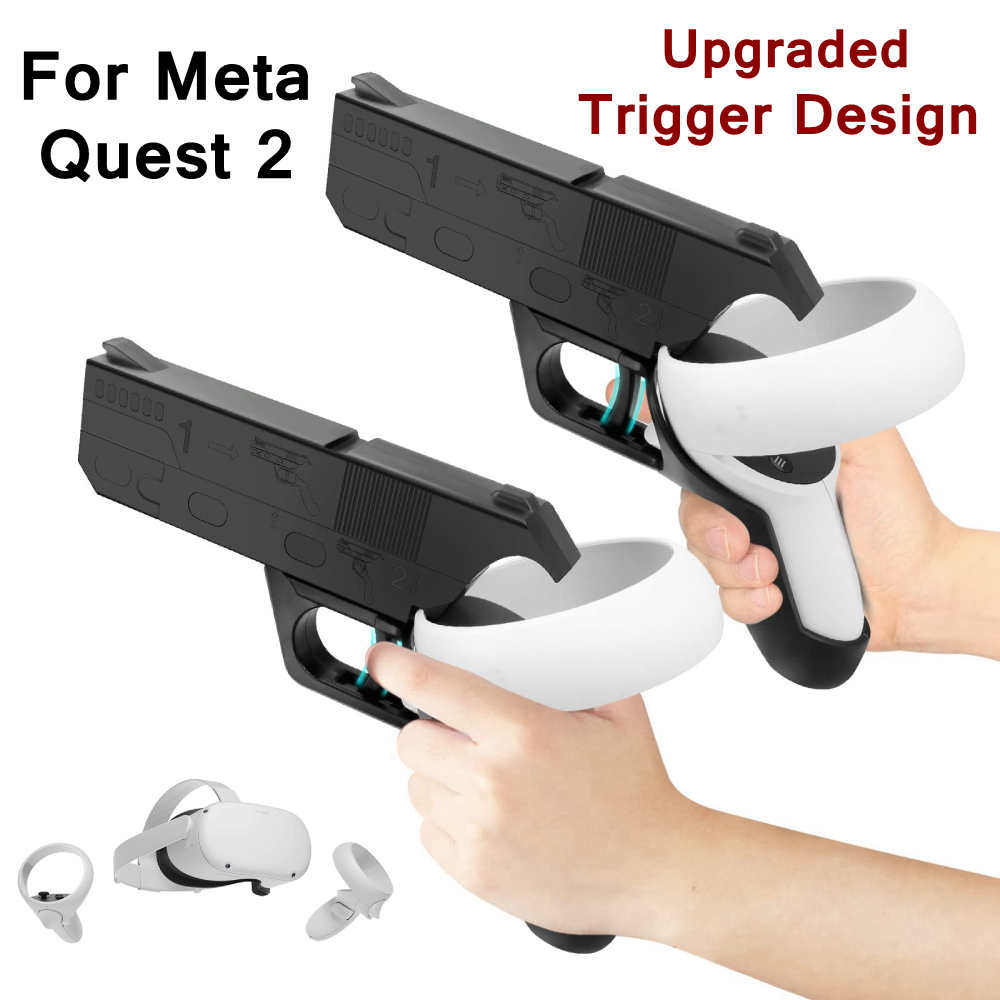 Tafeltennis Paddle Grip Handvat Voor Oculus Quest 2 Controllers Spelen Elf Tafeltennis Vr Game Voor Quest 2 Accessoires: Upgrade Pistol