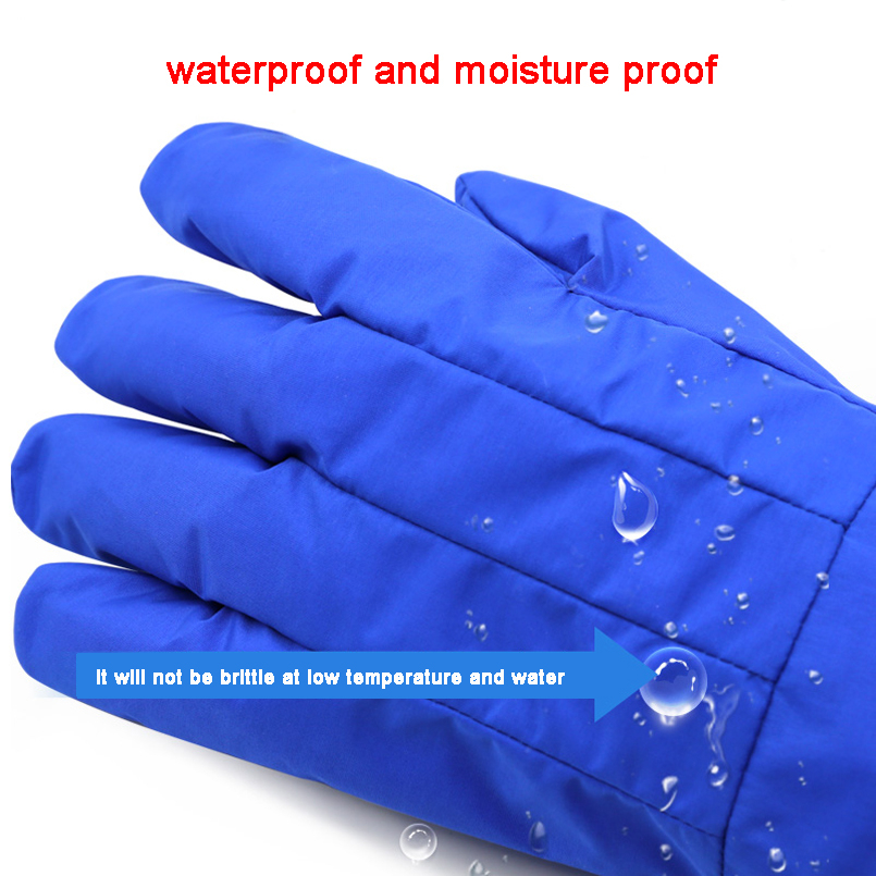 CK Tech. 250 Degree Hypothermia 38cm Protective Gloves Liquid Nitrogen Safety Glove Cold Protection Waterproof Frostbite Gloves