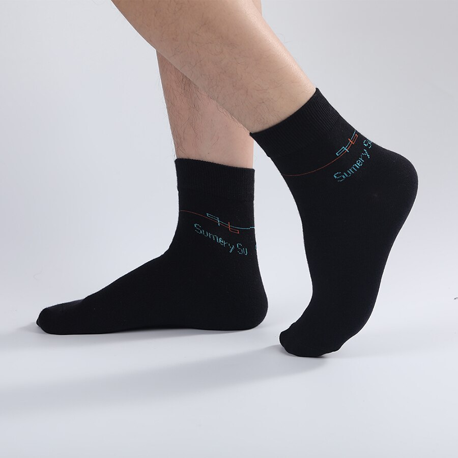 lässig Socken Lange Männer OutdoorTravel Kleid Geschäft Atmungsaktiv Täglich Tragen Baumwolle Socken 5 Farben Männlichen 1 Paare