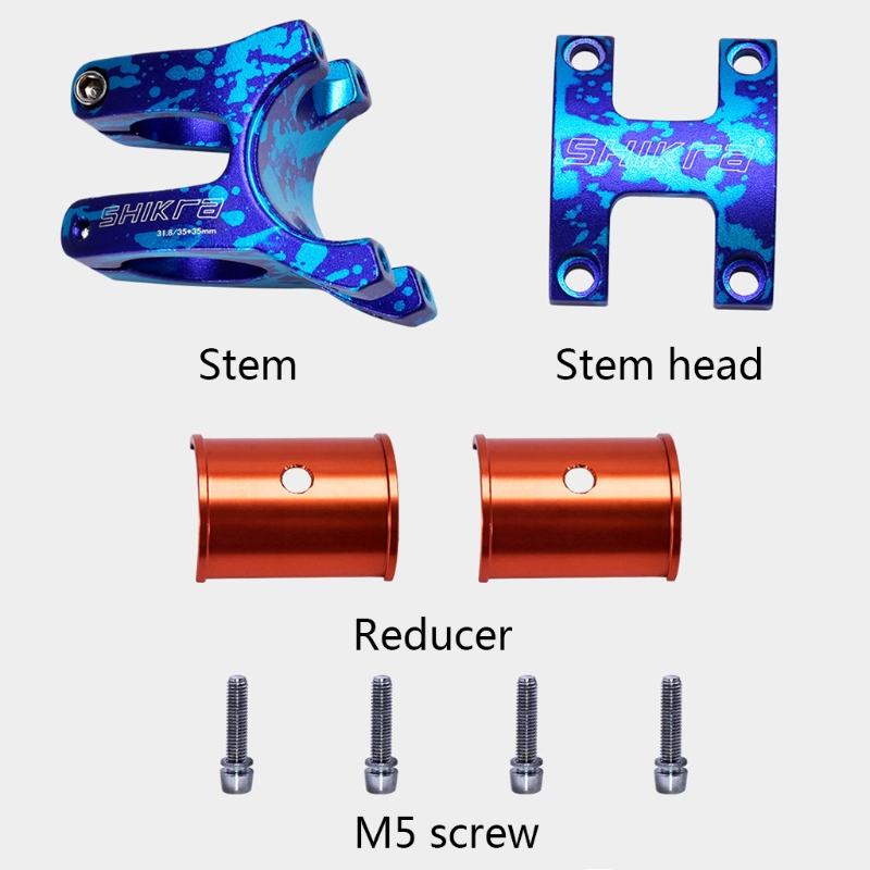 Mountain Bike Stem 31.8 / 35Mm 35Mm / 50Mm Dazzle Bicycle Stem Ultralight Aluminum Short Handlebar Stem Riser For Mtb