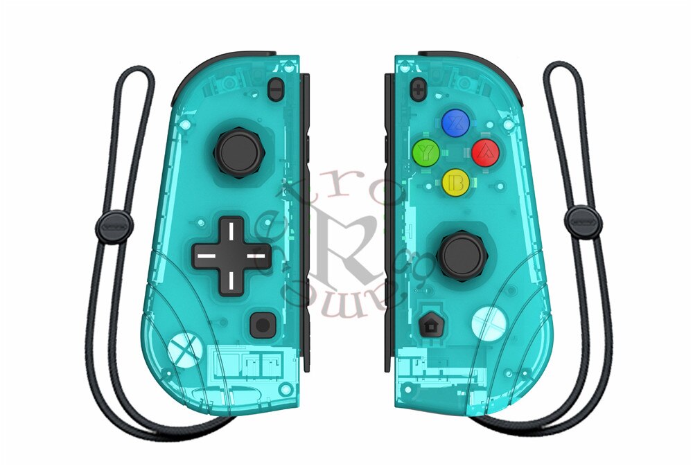 Wireless Controller for Nintendo Switch Controller 2 vibration six-axis somatosensory function one-click wake-up: Transparent green