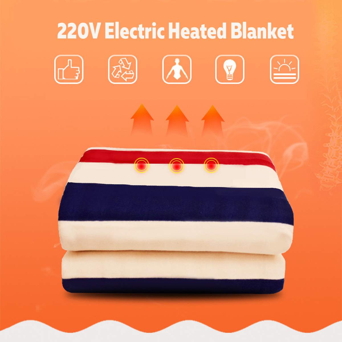 150X180Cm 220V Thuis Elektrische Deken Verwarming Dubbele Body Warmer Verwarmde Deken Thermostaat Elektrische Verwarming Deken Bed warmer Pad