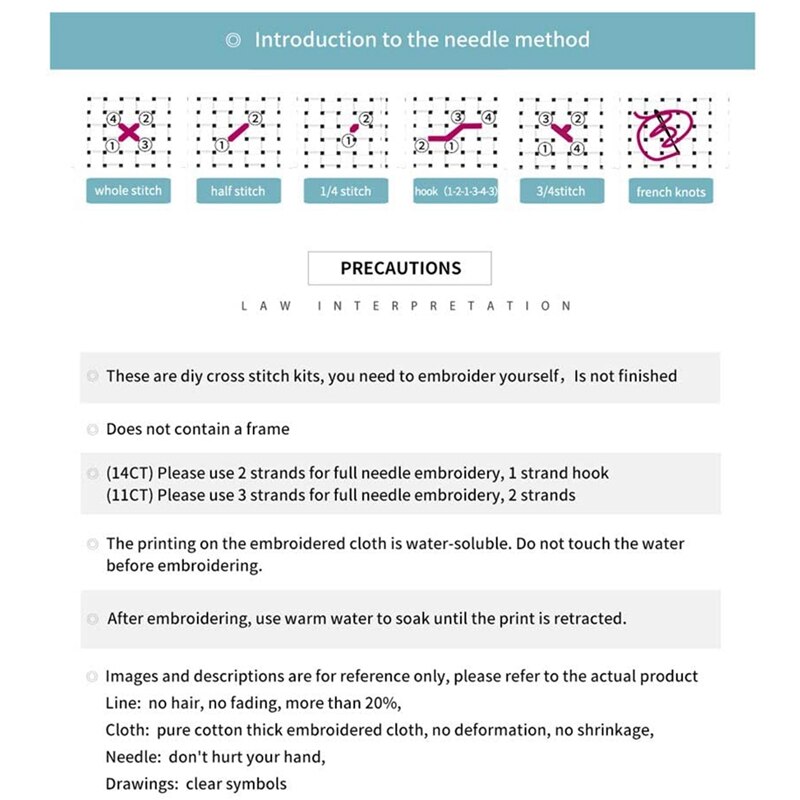 Stamped Cross Stitch Kits Beginners Embroidery Starter Kits for Adults Cross Stitching DIY Kit 11CT-Flower on Coffee Cup