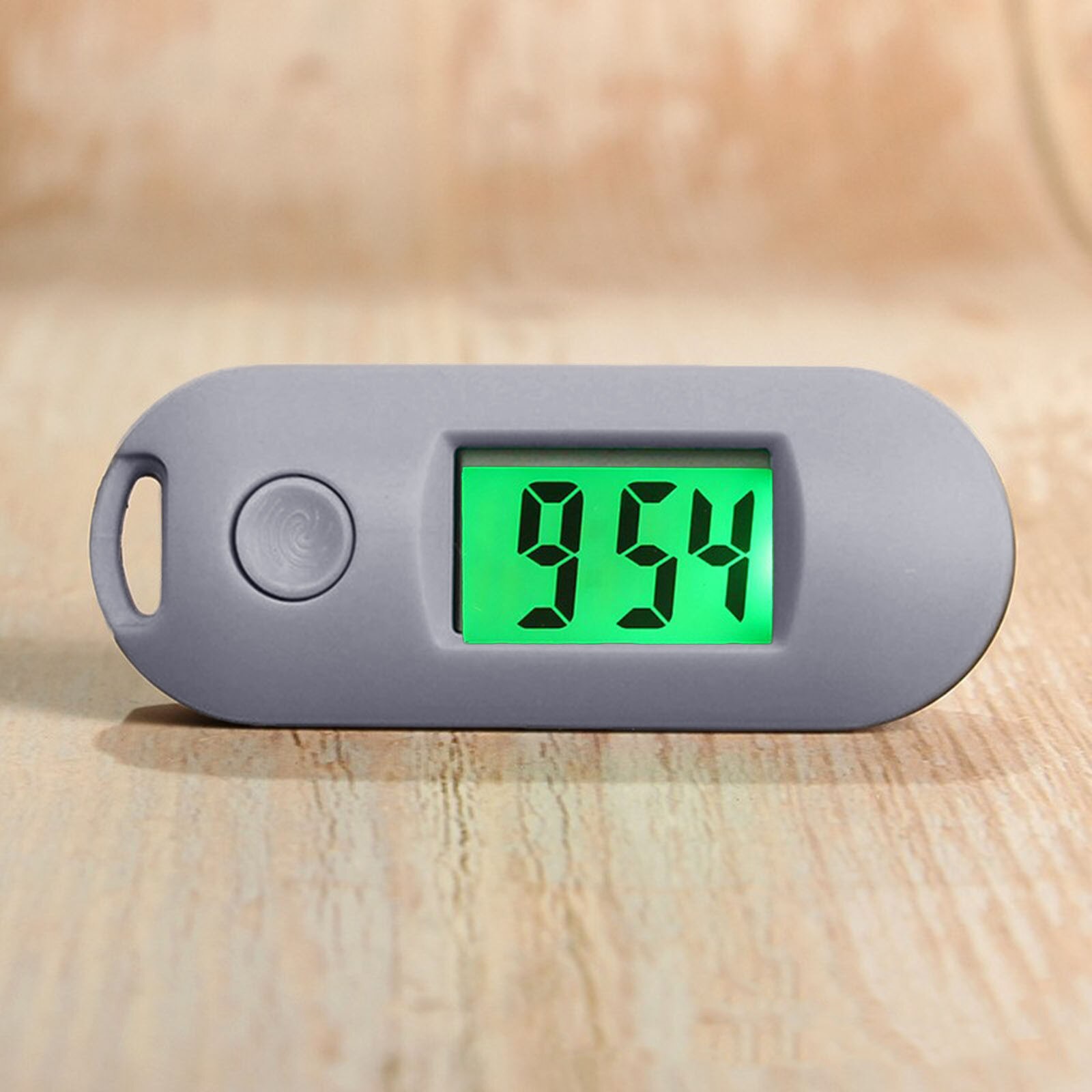 Mute Lichtgevende Mini Draagbare Digitale Elektronische Klok Student Examen Studie Zakhorloge Elektronische Desktop Tafel Decor Timers: Gray 