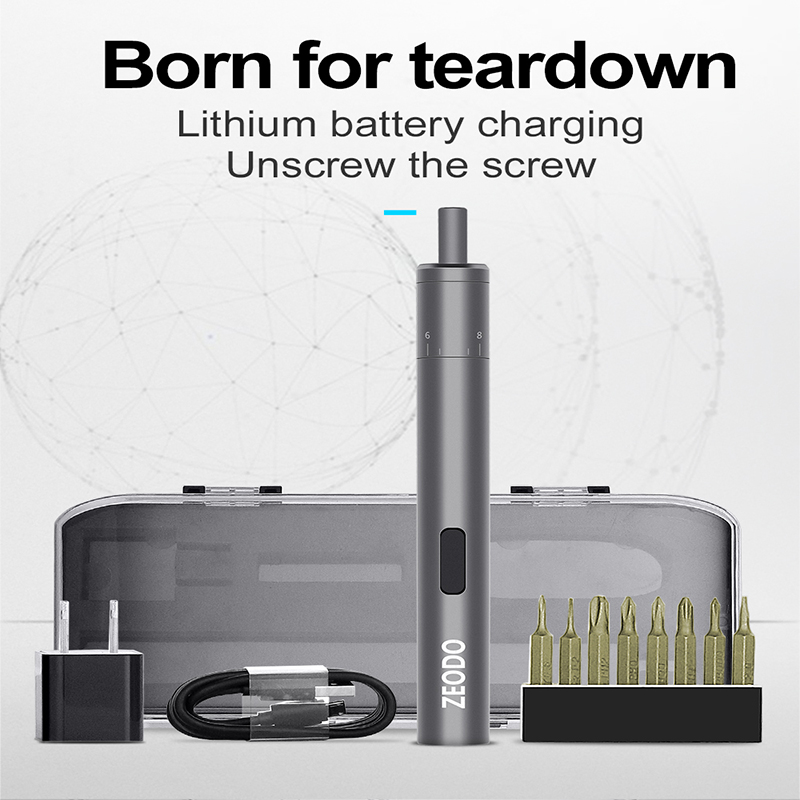 ZEODO CrossBorder Electric Screwdriver Charging A... Grandado