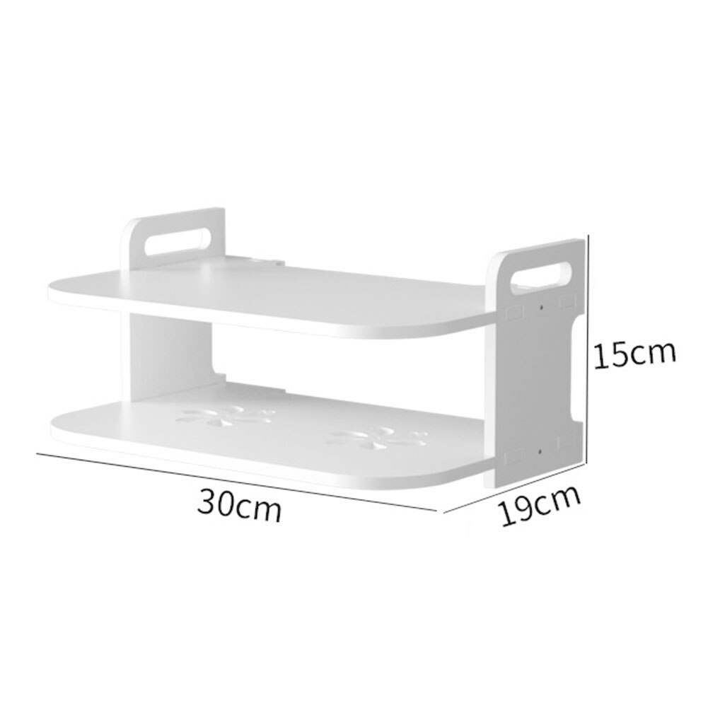 Wall Mount TV Box Shelf Thick DVD Player Projector Holder Rack Router Bracket Home Theater Easy Install Accessories